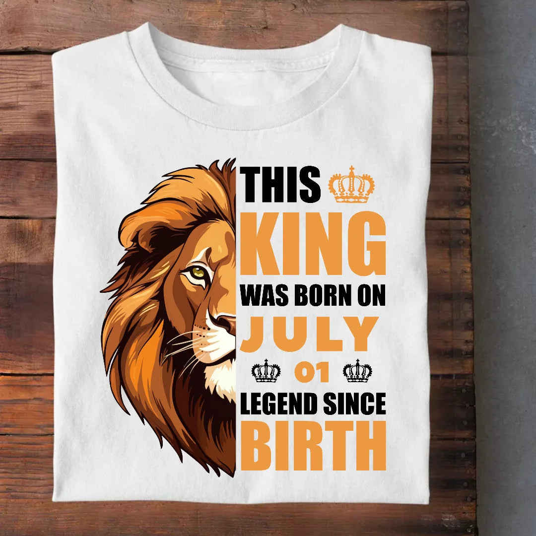 KING JULY 01 PREMIUM T-SHIRT - White