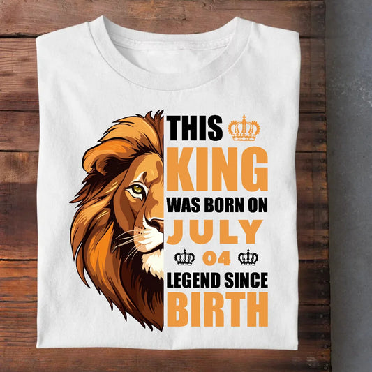 KING JULY 04 PREMIUM T-SHIRT - White